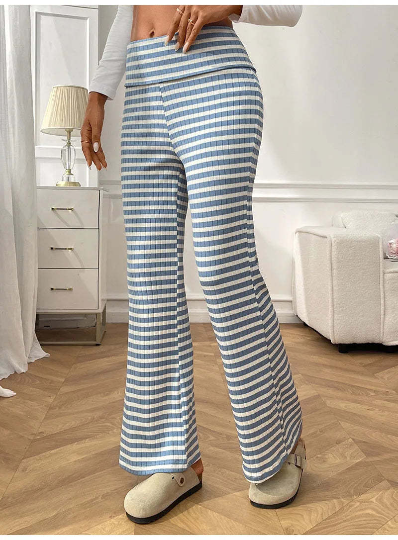Capri - Flared Lounge Pants-tidenox