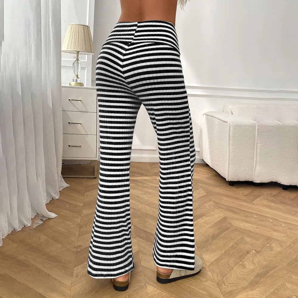 Capri - Flared Lounge Pants-tidenox