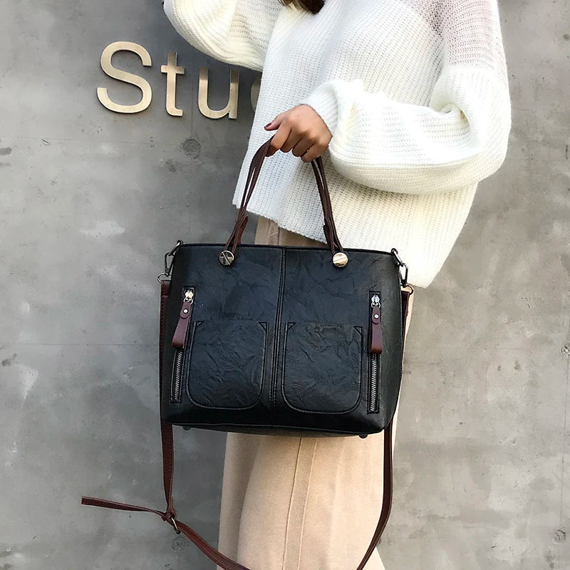 Tidenox™ Timeless Elegance | Leather Shoulder Bag