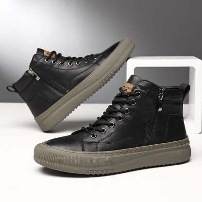Metro Leather Sneakers-tidenox