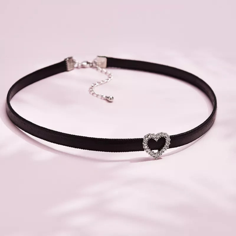 Geometric Crystal Pendant Necklace-tidenox