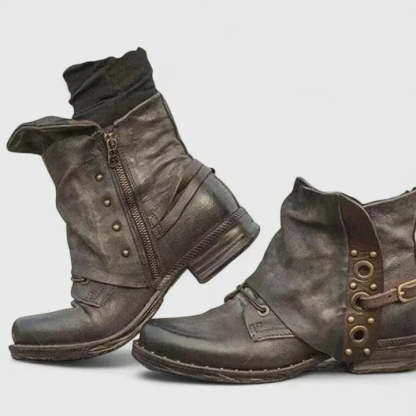 Savannah Rivet Boots-tidenox