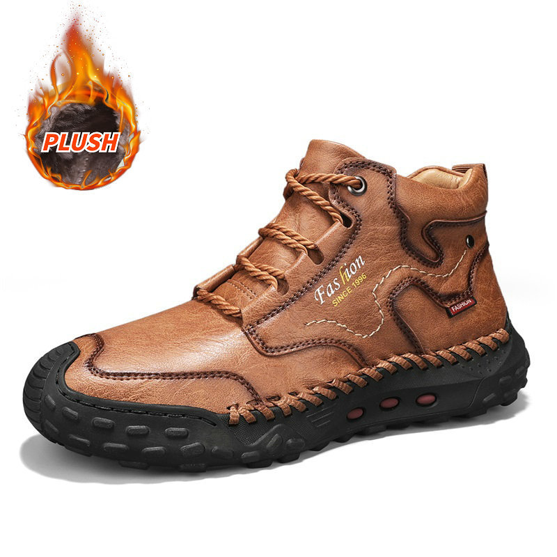 🔥50% off today only🔥Men's genuine leather non-slip corrective shoes to relieve walking pain-tidenox