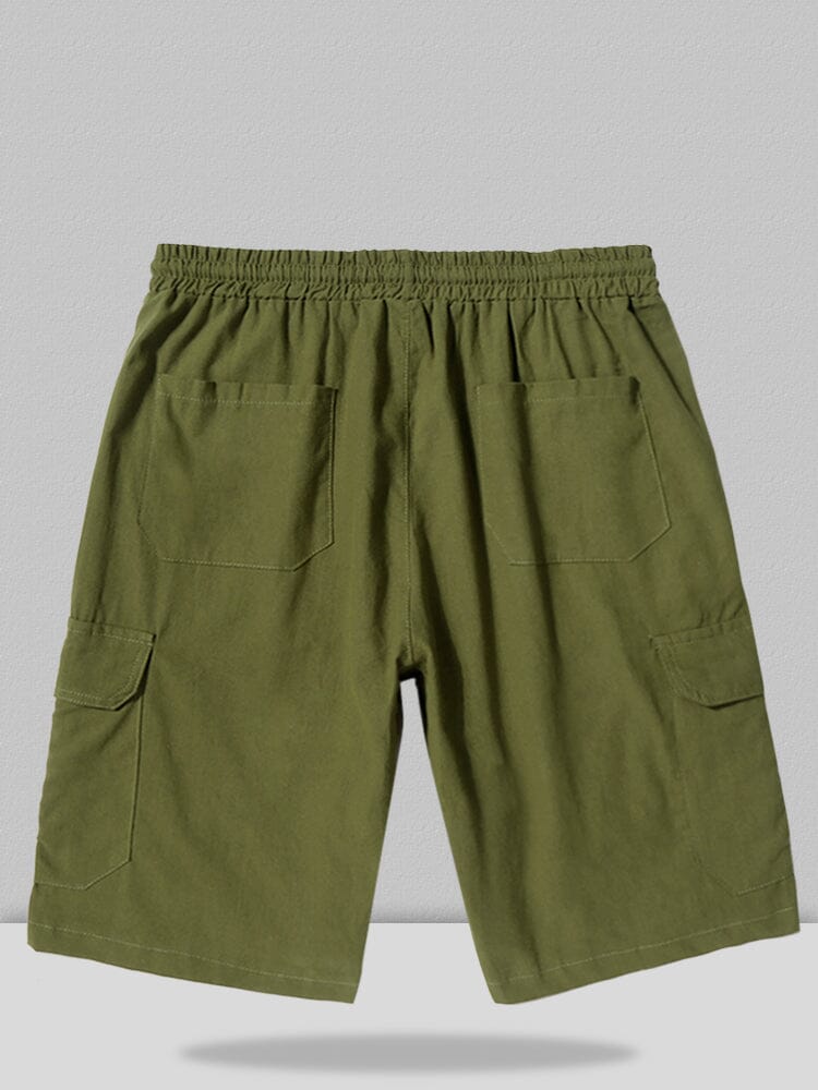 Linen Style Pants With Pockets-tidenox