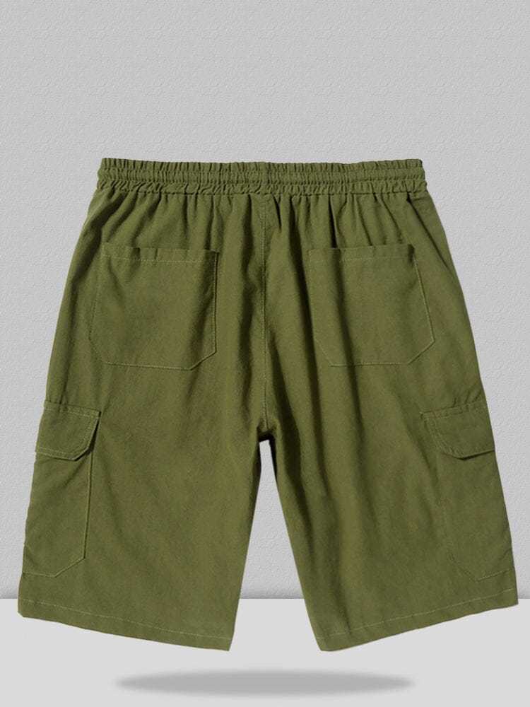 Linen Style Pants With Pockets-tidenox