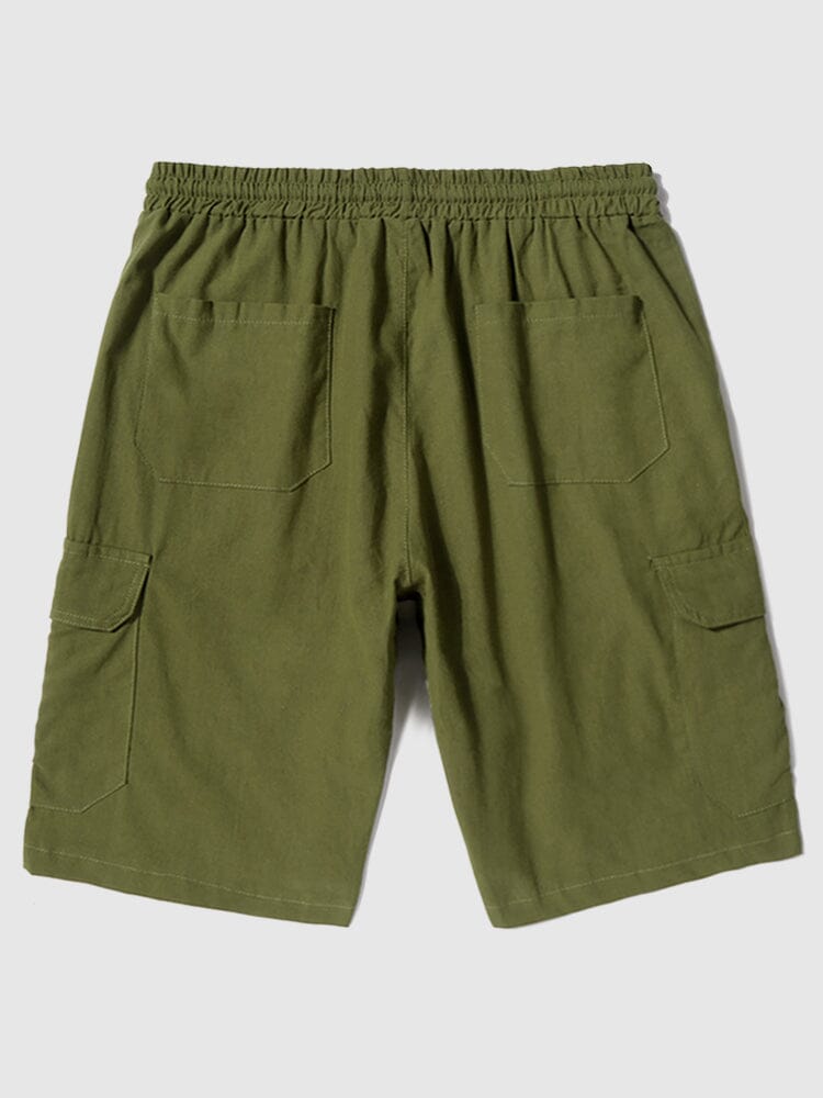 Linen Style Pants With Pockets-tidenox