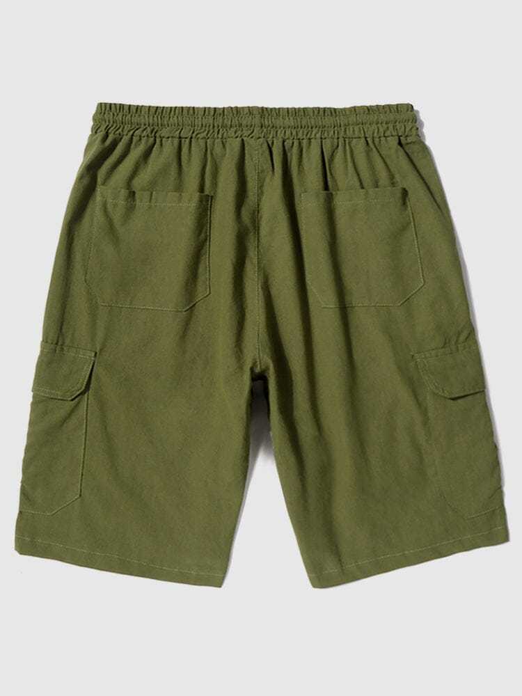 Linen Style Pants With Pockets-tidenox