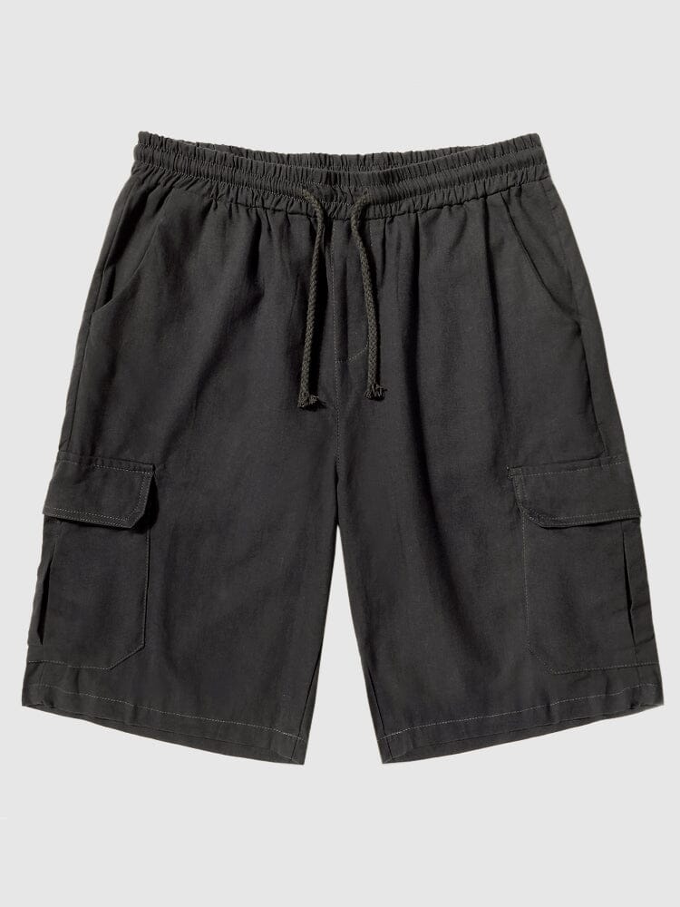 Linen Style Pants With Pockets-tidenox