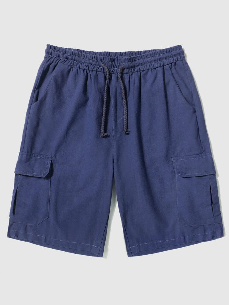 Linen Style Pants With Pockets-tidenox
