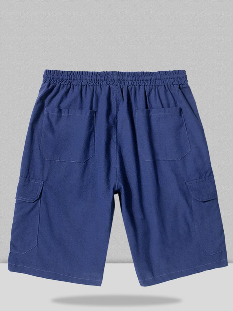 Linen Style Pants With Pockets-tidenox