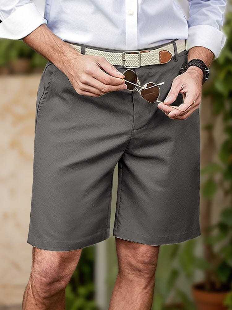 Classic Leisure 100% Cotton Shorts-tidenox