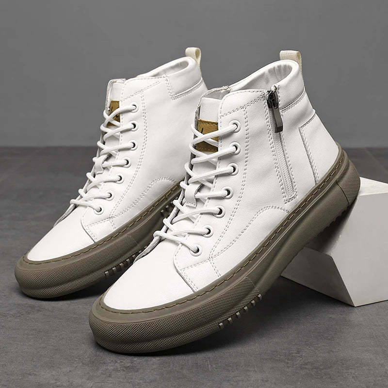 Metro Leather Sneakers-tidenox