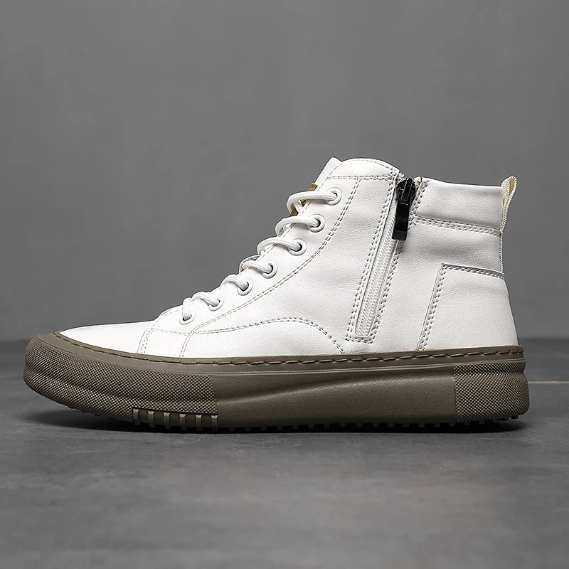 Metro Leather Sneakers-tidenox