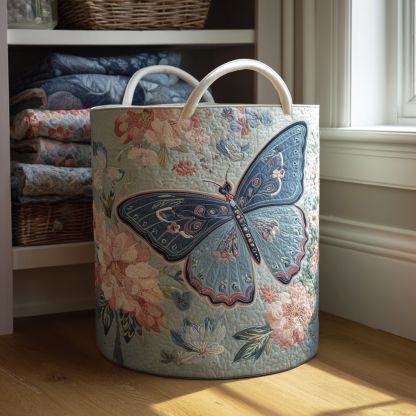 Sky Flutter Quilted Laundry Basket NCU0PVL431