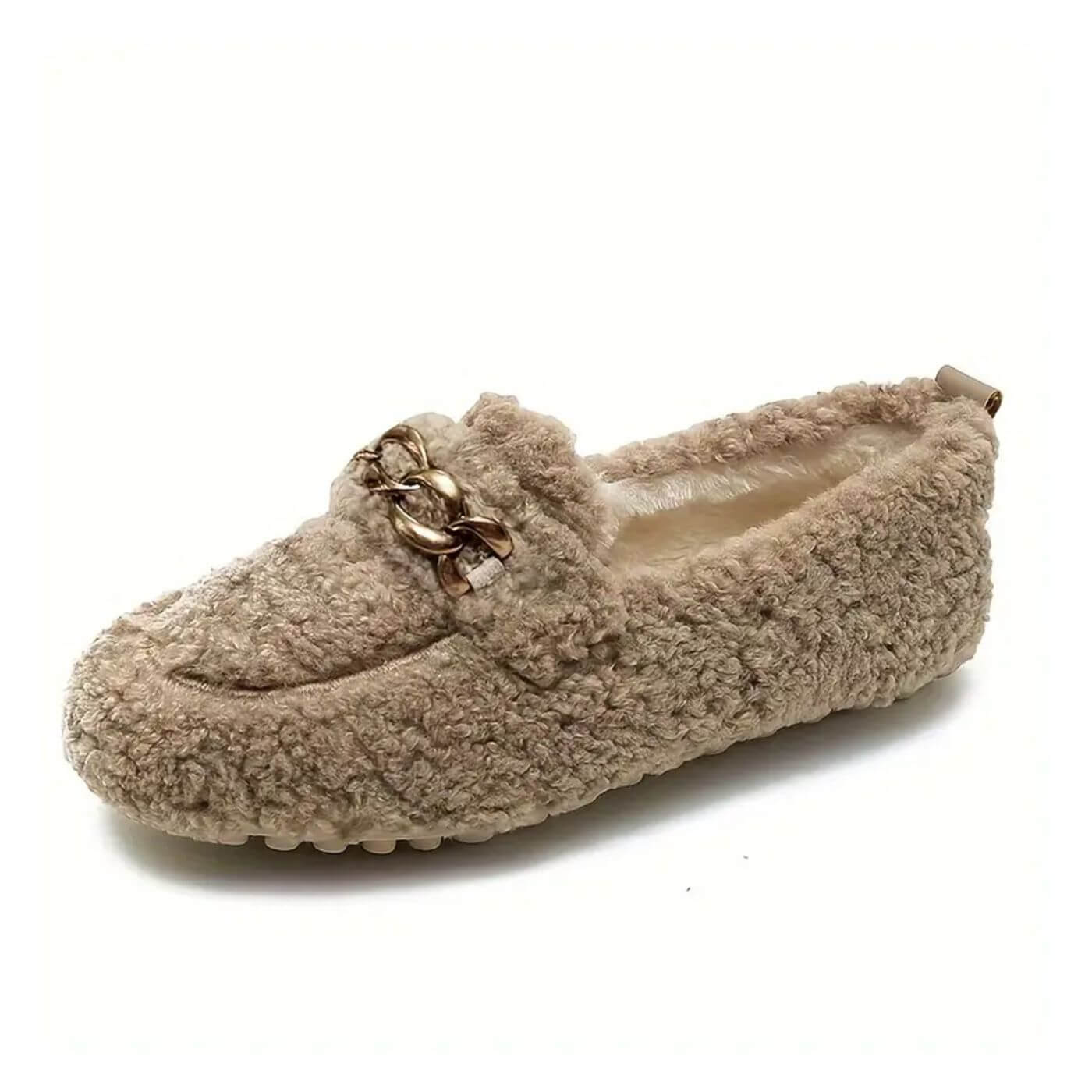 Luxurious warm fleece moccasins