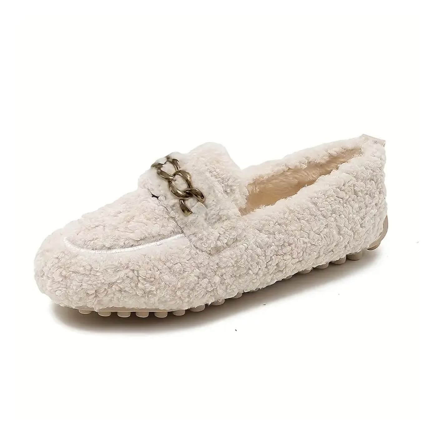Luxurious warm fleece moccasins