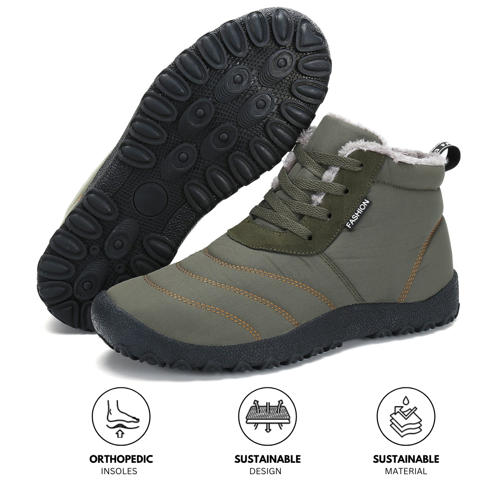 Karter Barefoot Winter Shoes - Ergonomic Winter Barefoot Shoes-tidenox