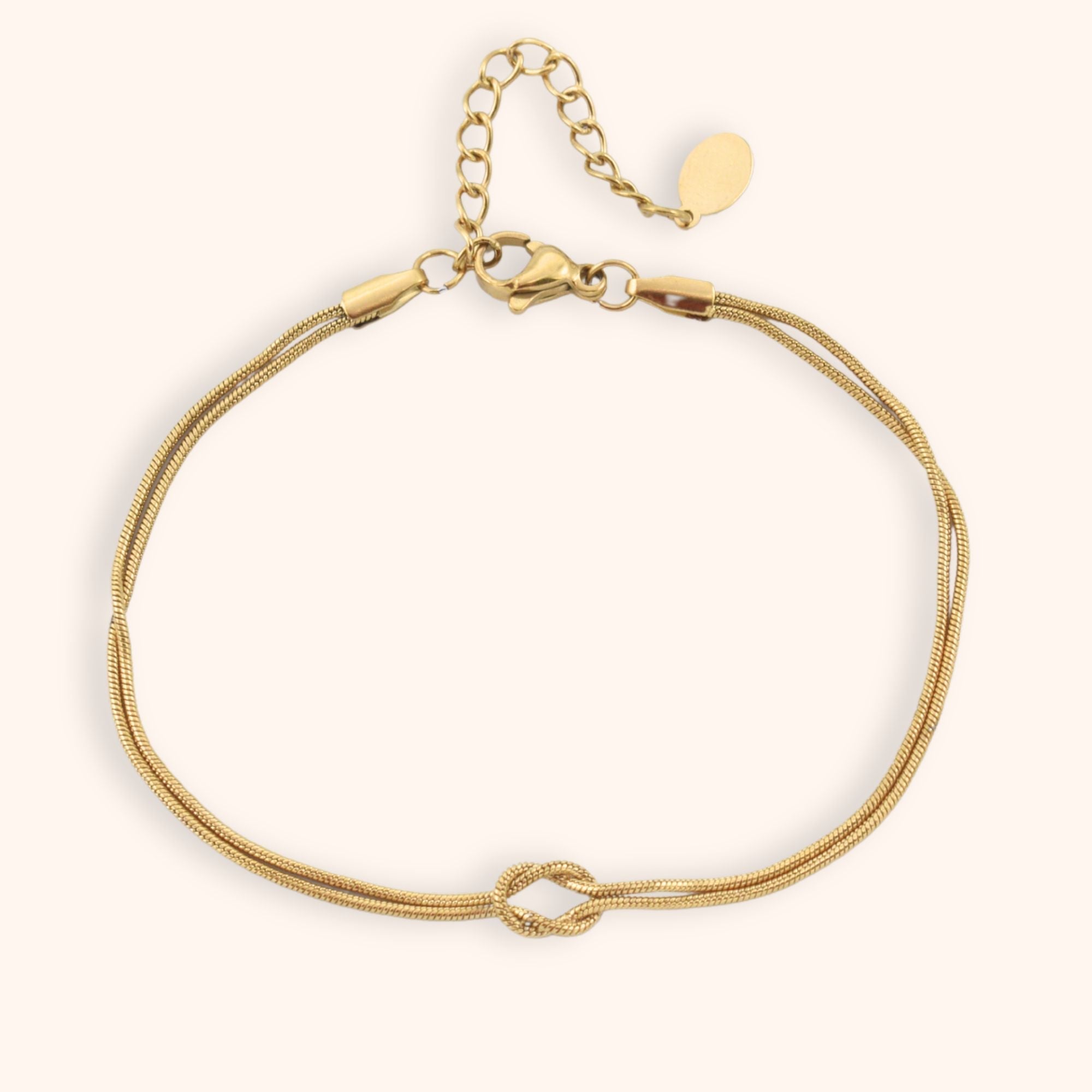 Bracelet Set with Connected Knot-tidenox