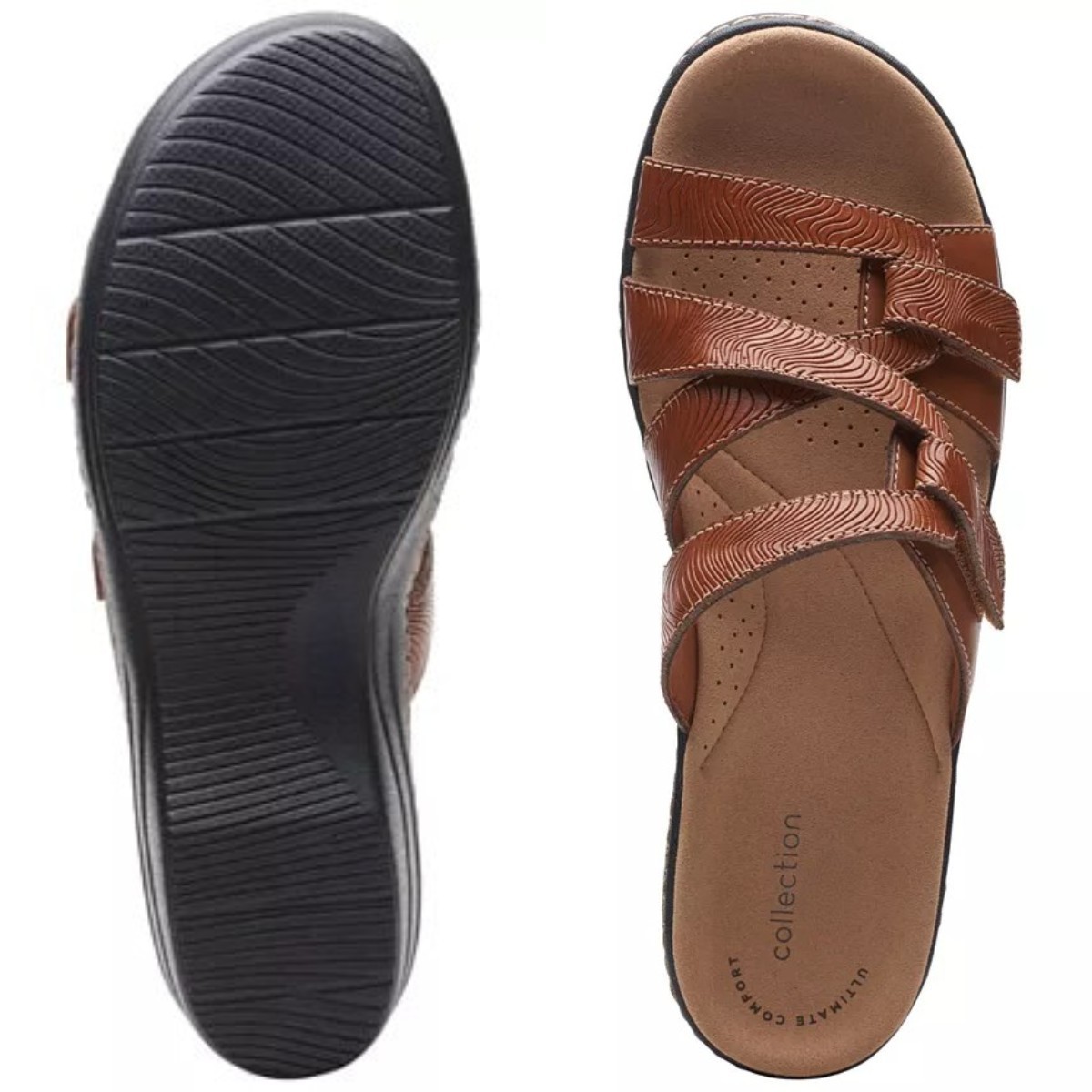 2025 Soft Bottom Massage Orthopedic Wedge Slide Sandals-tidenox