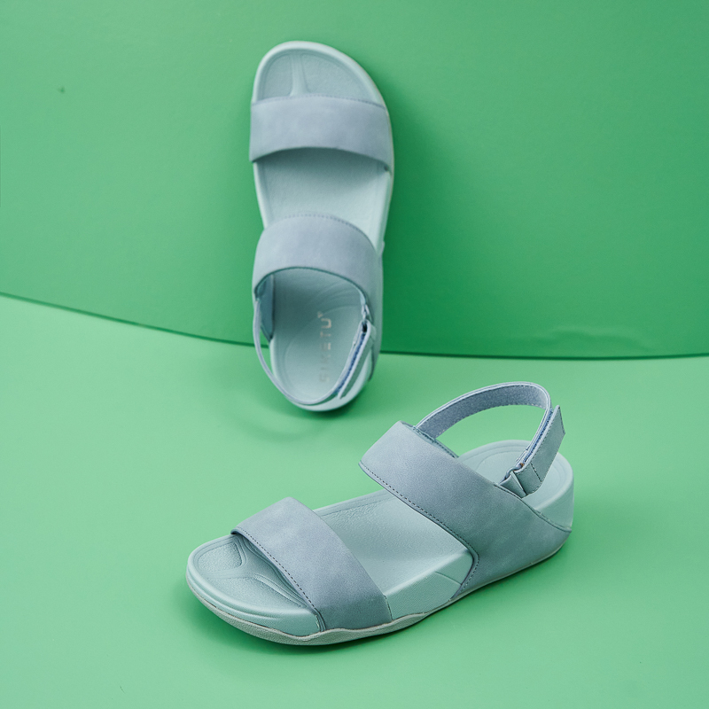 Adjustable Leather Sandals-tidenox