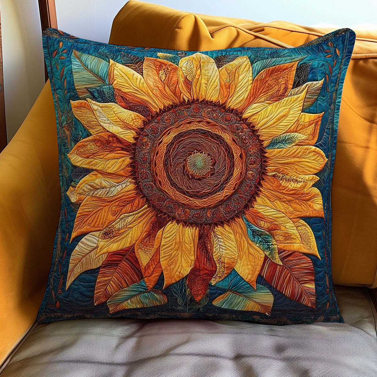 Sunflower Whispers WN1302069CL Quilt Pillow Case-tidenox