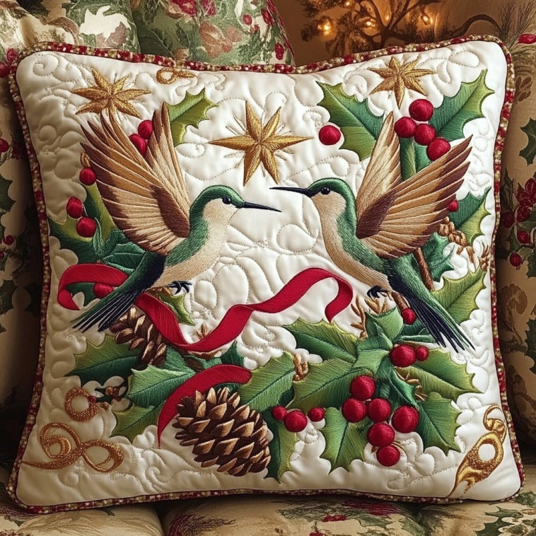 Joyful Hummingbirds XR1810013CL Quilt Pillow Case-tidenox
