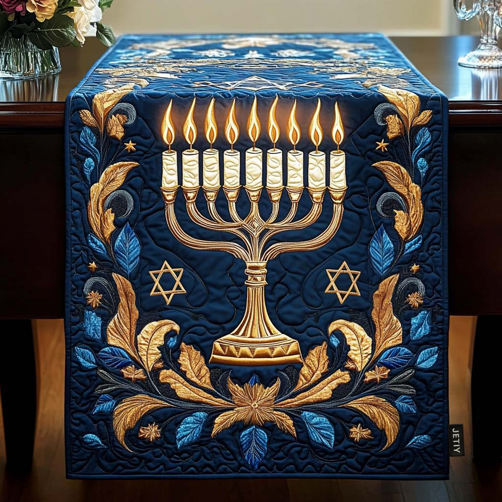 Illuminated Path Quilted Table Runner NCU0NT1613-tidenox