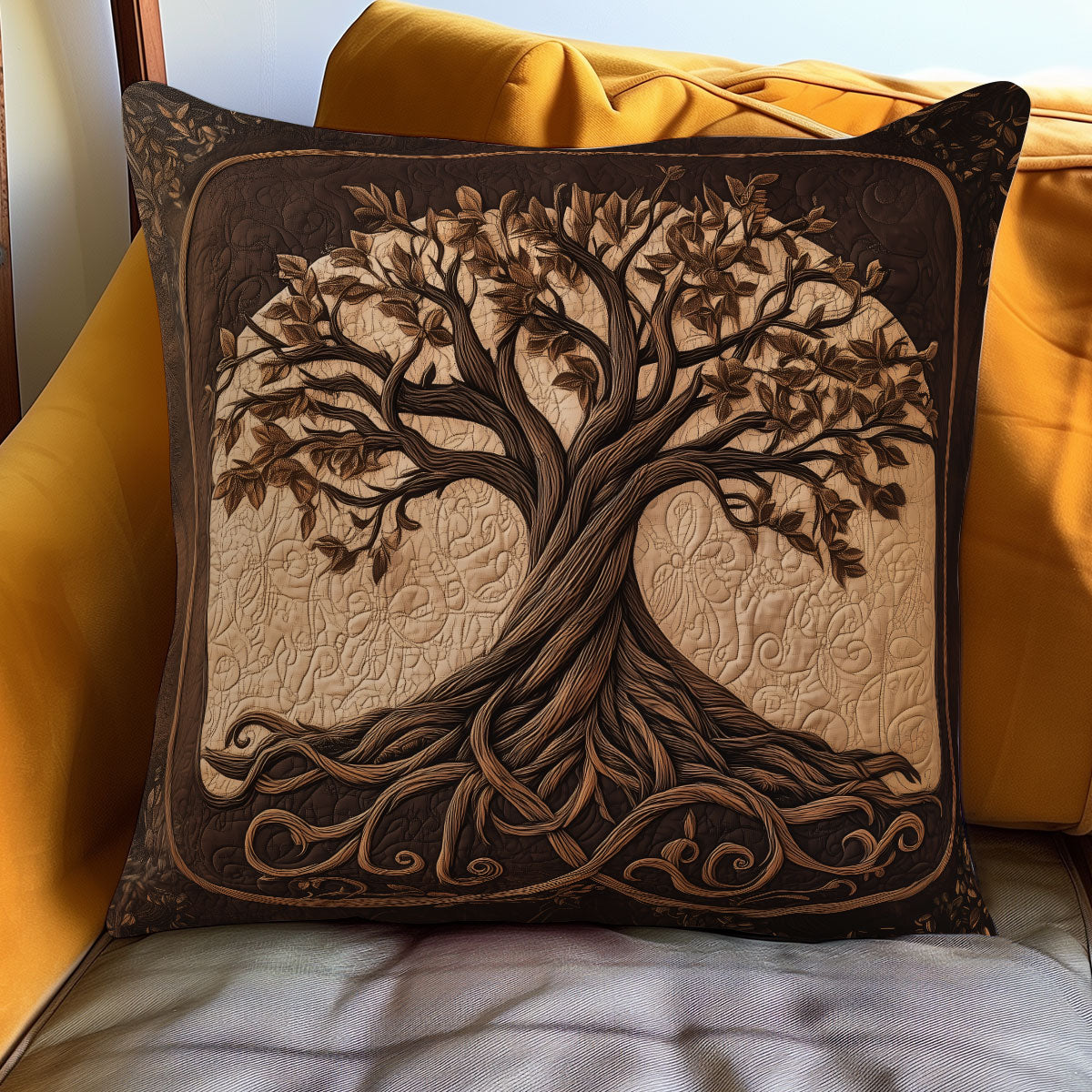 Sacred Flow Tree Of Life WN2006063CL Quilt Pillow Case-tidenox
