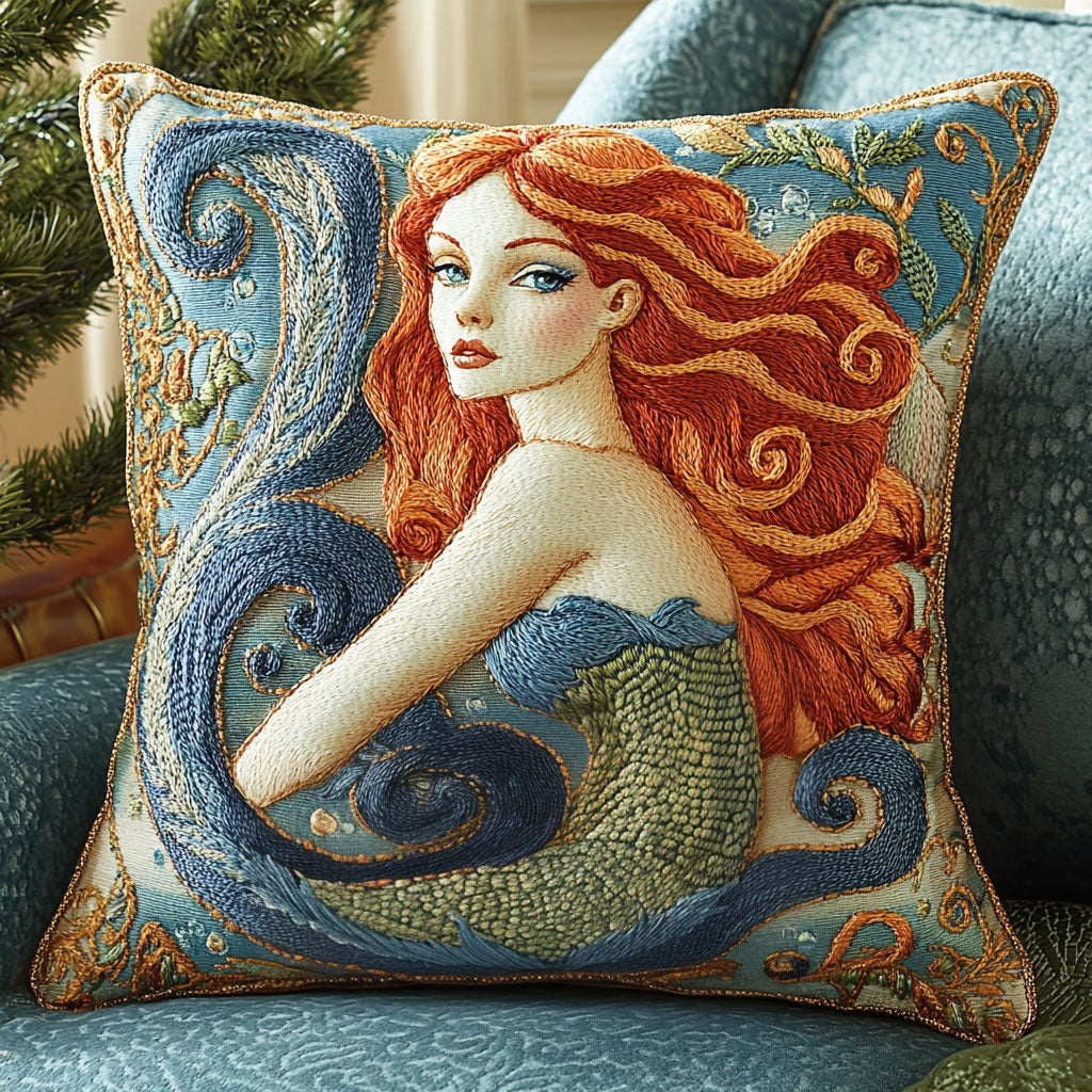 Beautiful Mermaid WJ1606028CL Quilt Pillow Case-tidenox