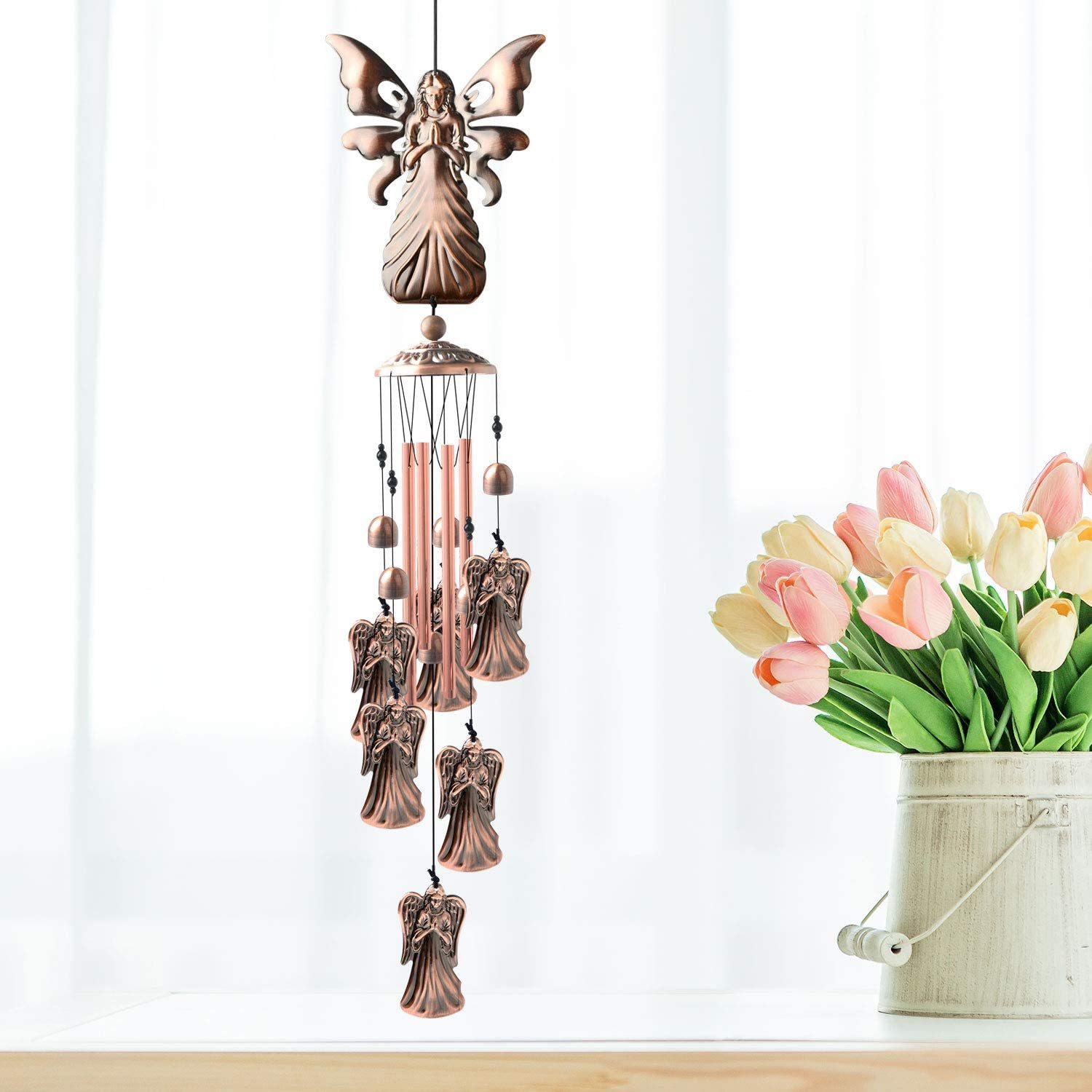 Pure hand-made Copper Horse wind chimes-tidenox