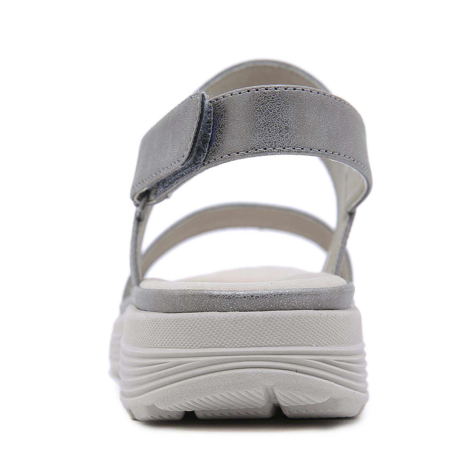 Women's Leather Wedges  Sandals-tidenox