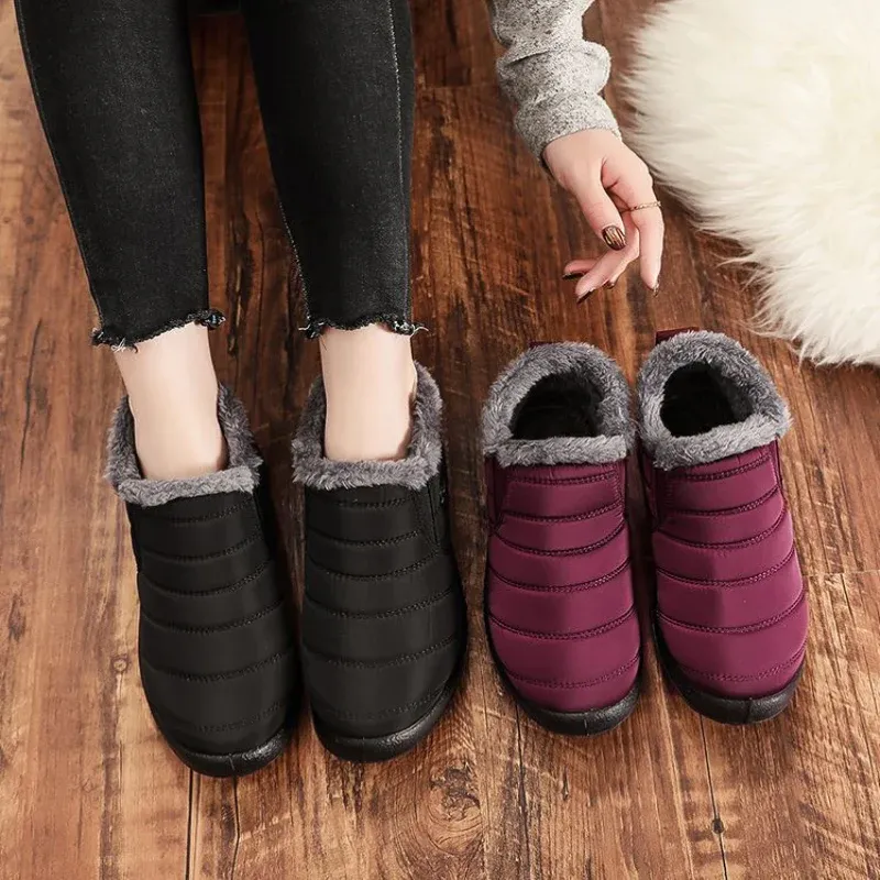 Women's Waterproof Orthopedic Warm Boots-tidenox
