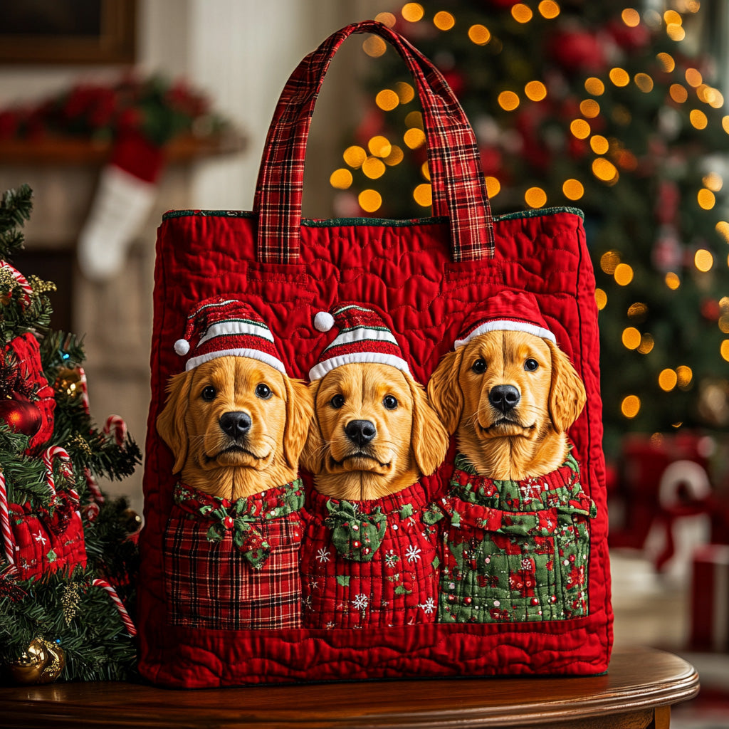 Christmas Buddy Quilted Tote Bag NCU0DV7406-tidenox