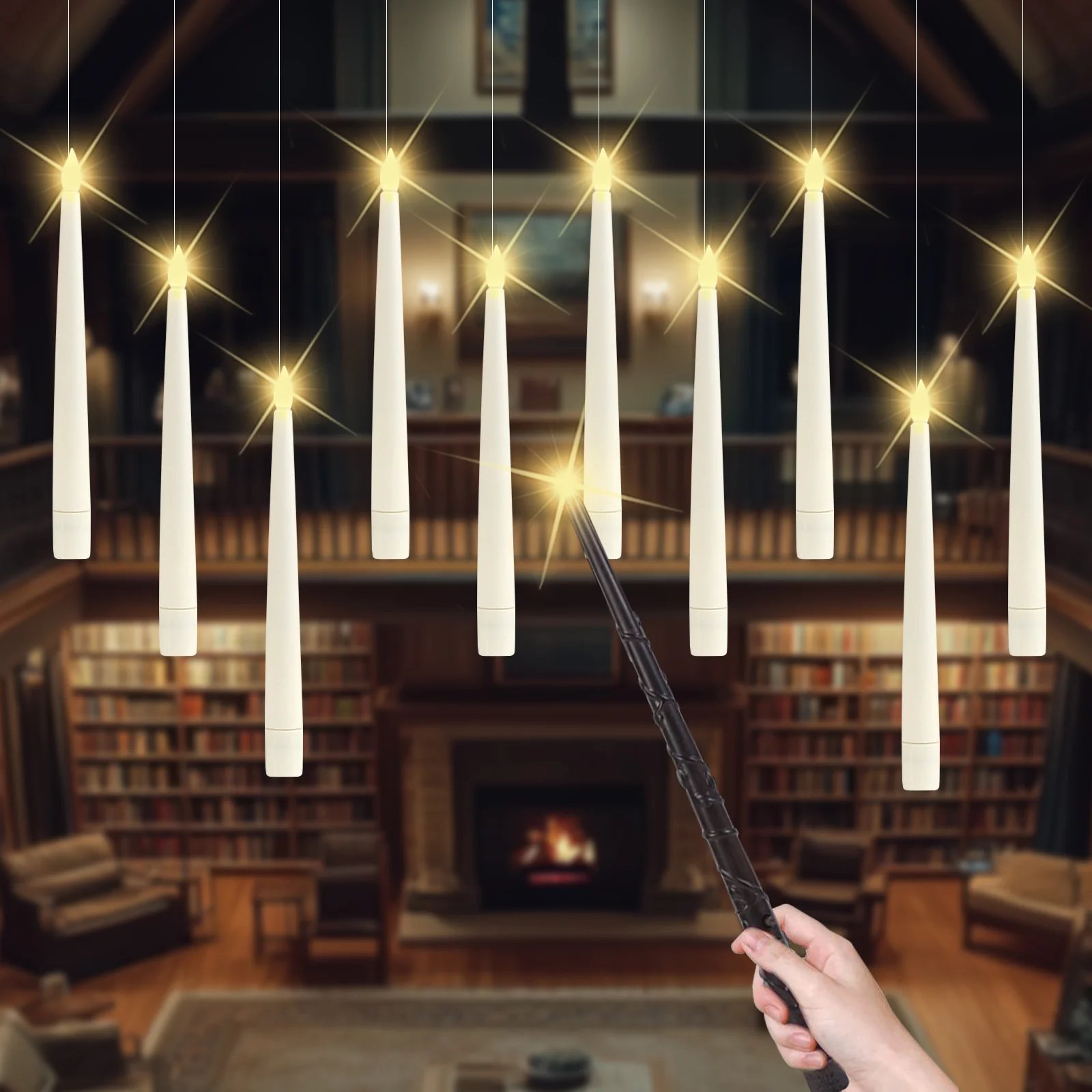 Floating Candles with Wand🎃