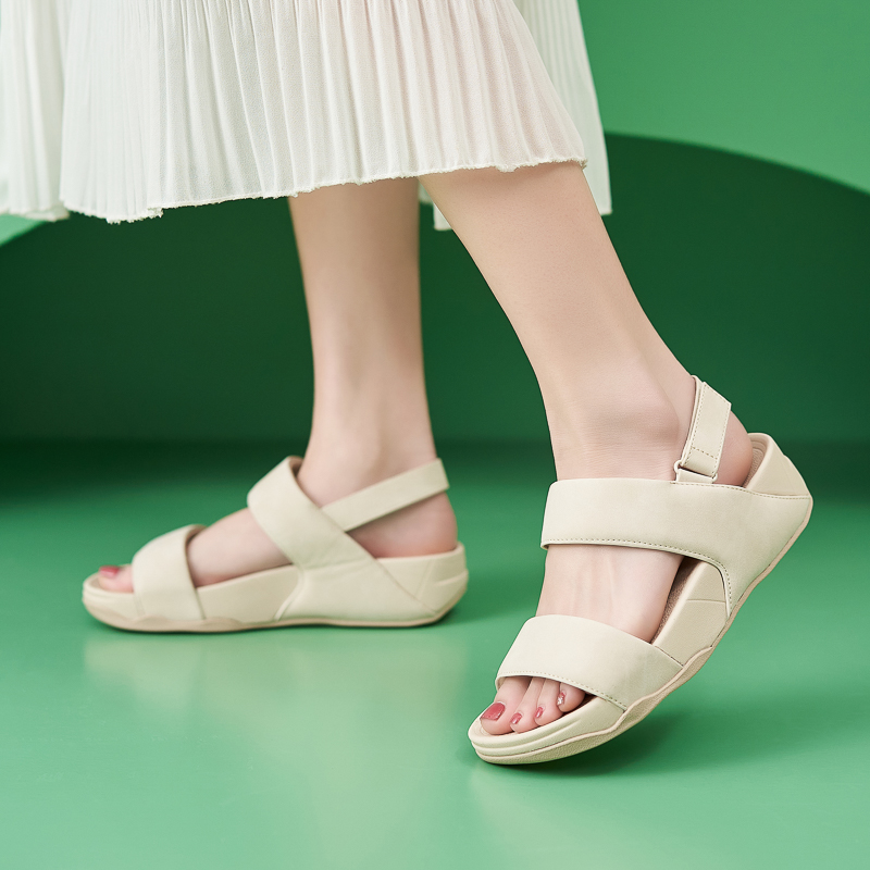 Adjustable Leather Sandals-tidenox