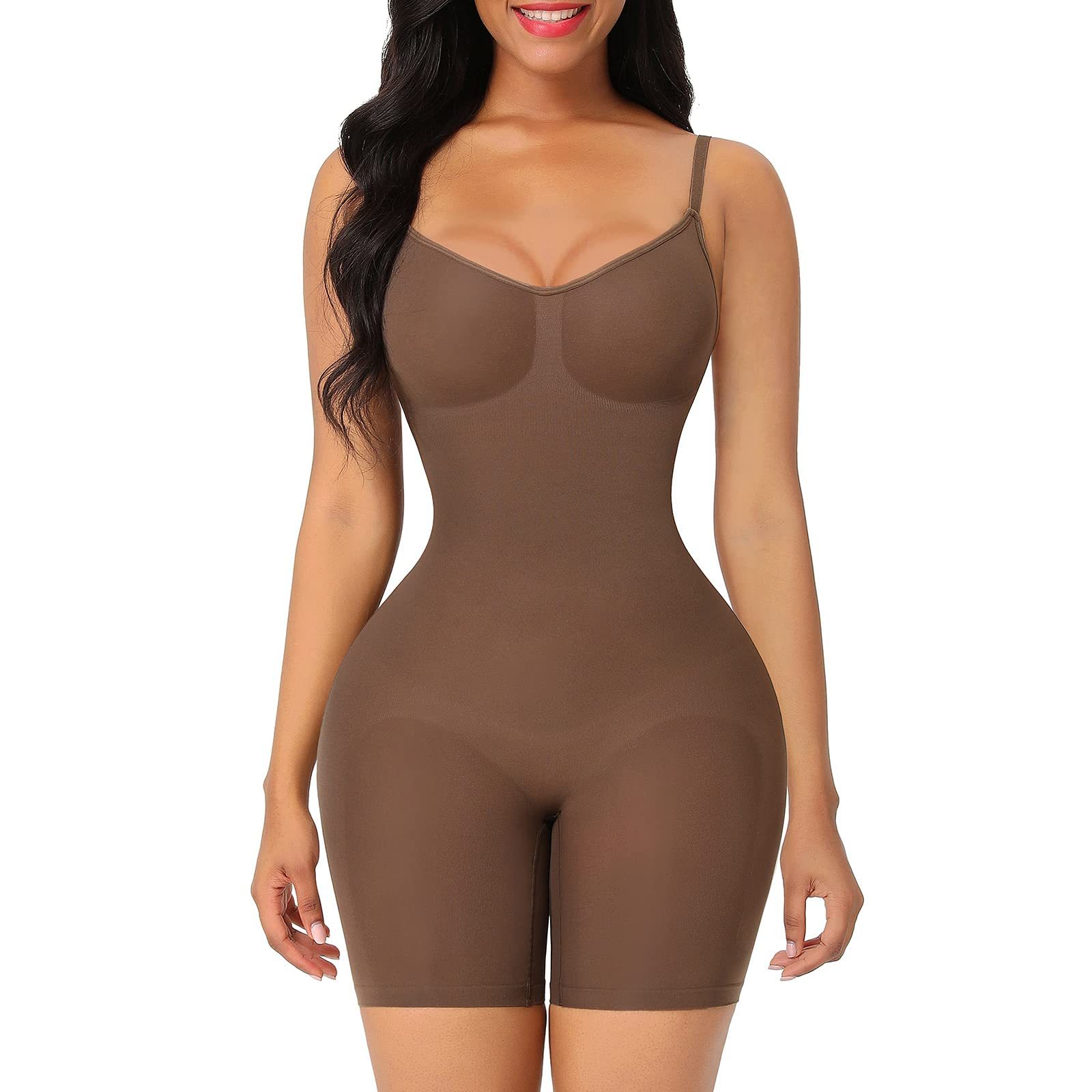 🎁Shapewear for Women Tummy Control Full Bust Body Shaper-tidenox