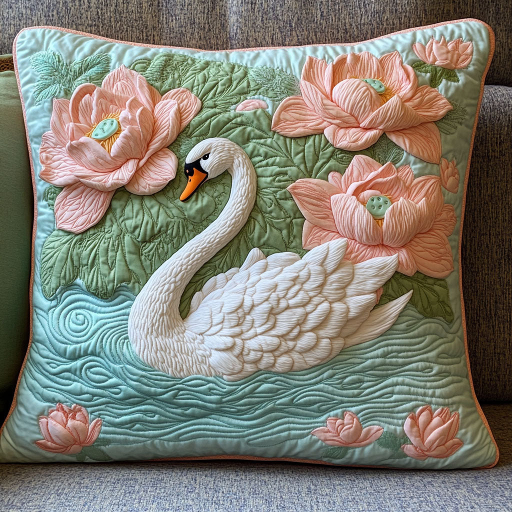Tranquil Blooming CP0906050CL Quilt Pillow Case-tidenox