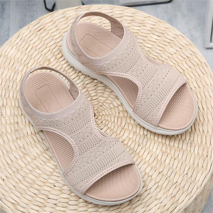 Orthopedic Sandals Cushion Walk Fly Knit Sporty Sandal EEE Fit-tidenox