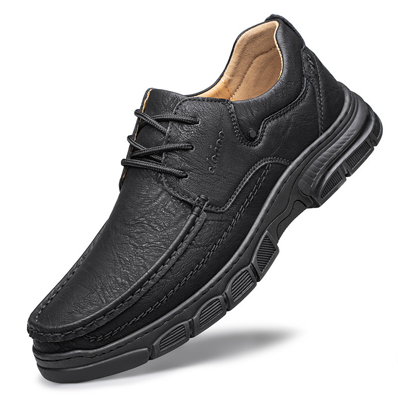 ⚡60% Off This Week Only⚡ - Men's Handmade Comfortable Leather Loafers in Large Sizes-tidenox