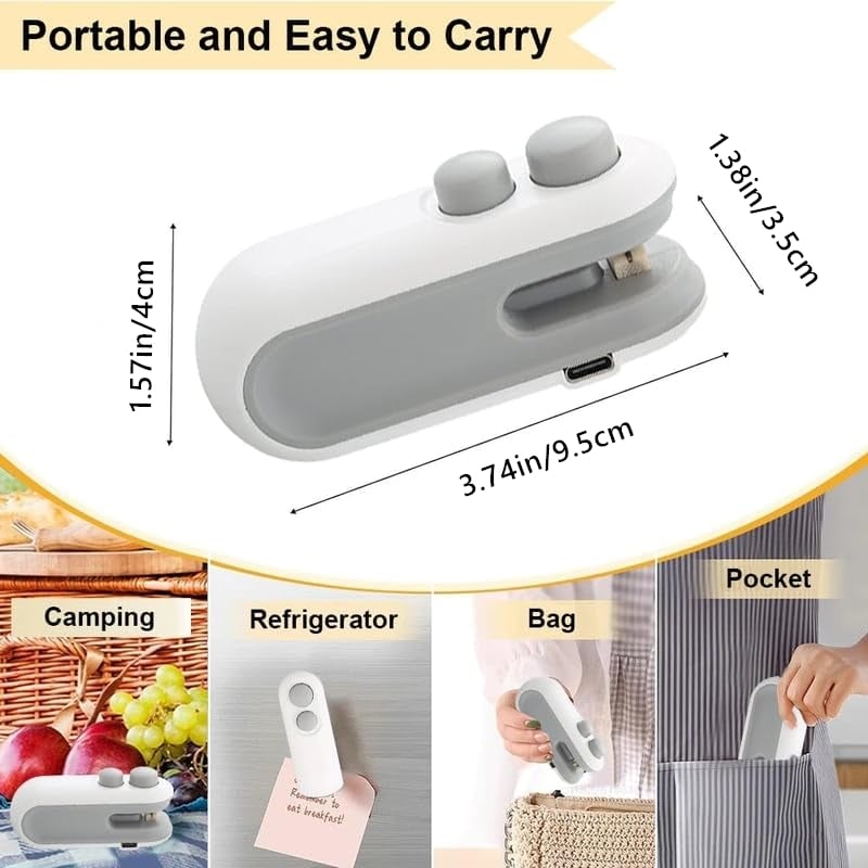 🔥🔥Mini Bag Sealer with Cutter and Magnet