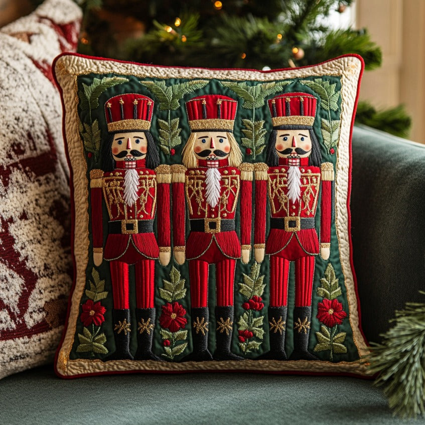 Christmas Nutcracker XR1809011CL Quilt Pillow Case-tidenox