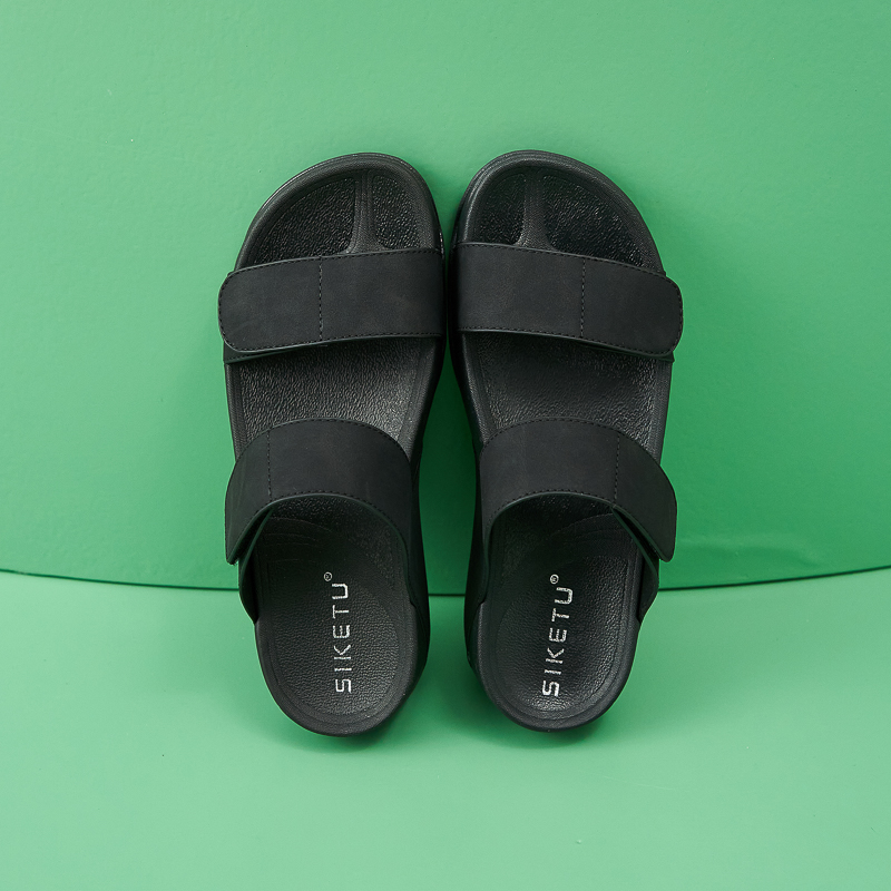 Adjustable Leather Sandals-tidenox