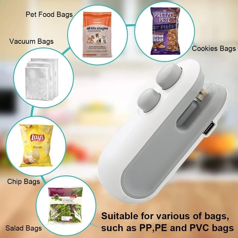 🔥🔥Mini Bag Sealer with Cutter and Magnet