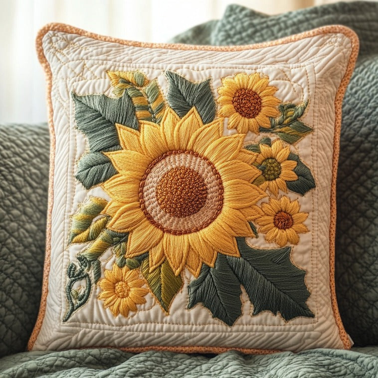 Sunflower XR2210025CL Quilt Pillow Case-tidenox