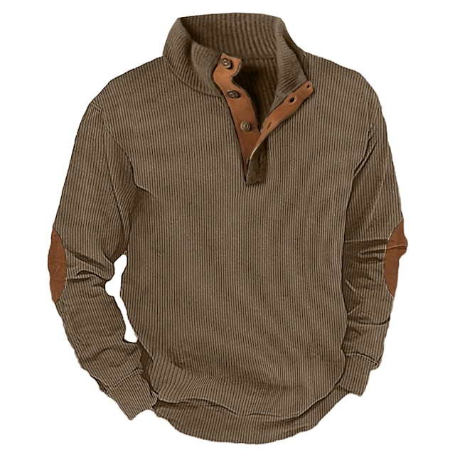 🔥Last Day Promotion 60% OFF🔥Men's Outdoor Casual Stand Collar Long Sleeve Sweatshirt-tidenox