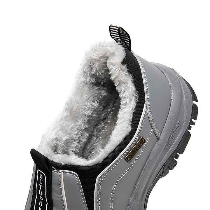 (🔥Hot Sale-Fleece Style) Men's Comfortable Waterproof Anti-Slip Orthopedic Walking Shoes-tidenox