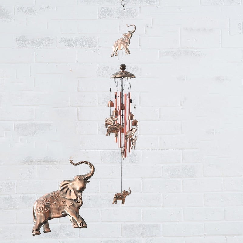 Pure hand-made Copper Horse wind chimes-tidenox
