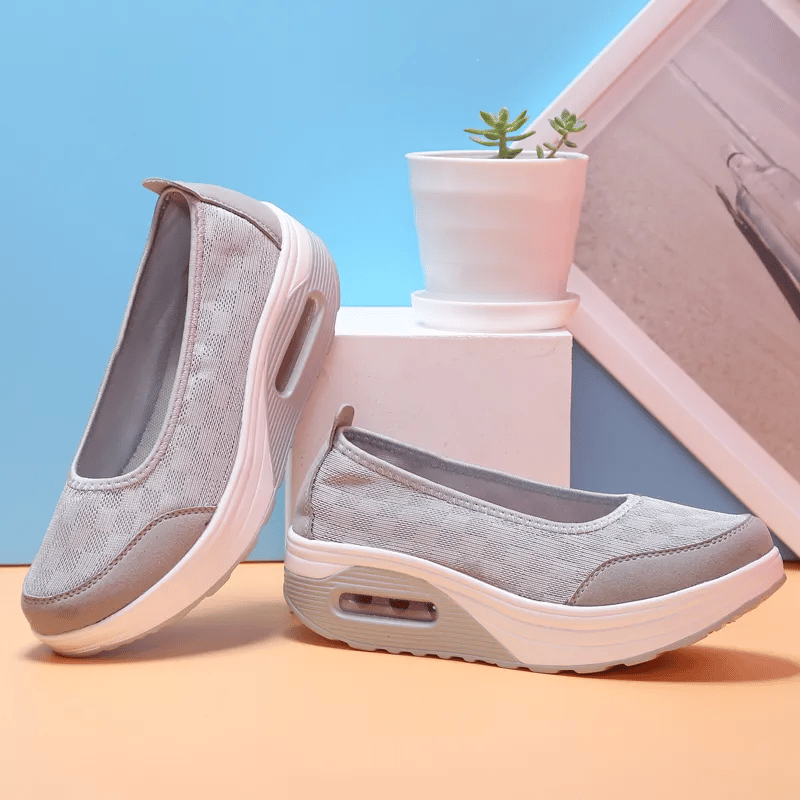 🌸🎉 Trendy Must-Have! Only a Few Left! ✨🥿💫Women's Daily Comfortable Breathable Shockproof Arch Support Orthopedic Slip-on Sneakers-tidenox