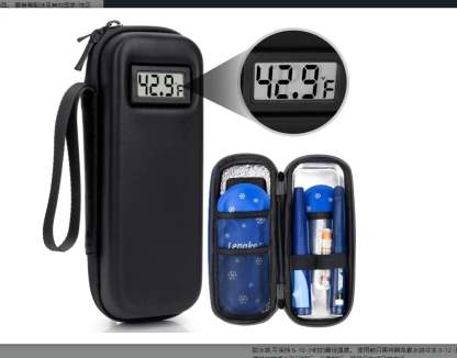 Insulin Cooler Travel Case with Temperature Display-tidenox