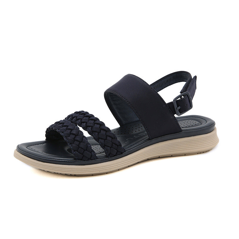 Women's Comfy Flat Sandals-tidenox